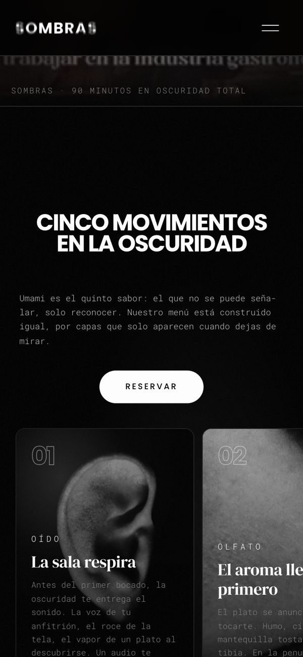 Sombras: vista en celular